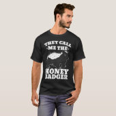 Honey Badger Claws Weasel Wolverines Carnivora  Id T-shirt (Voorkant volledig)