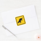 Honey Badger Crossing Sticker (Envelop)