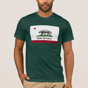 Honey Badger DGAF California T-shirt