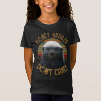 Honey Badger Don_t Care Vintage T-shirt Unisex
