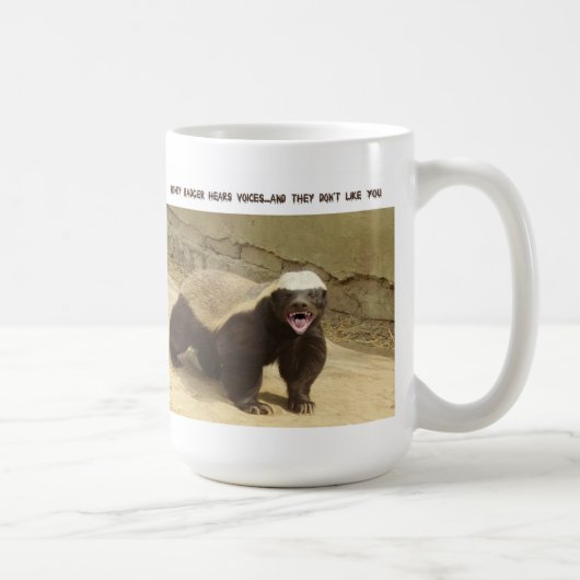 Honey Badger hoort stemmen mok (Rechts)