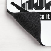 Honey Badger Hunter custom mousepad Muismat (Hoek)