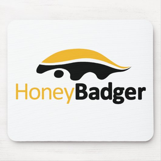 Honey Badger Logo Muismat (Voorkant)