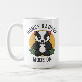 Honey Badger Mode op Fearless Wild Animal Wildlife Koffiemok
