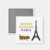 Honey Badger Paris Magneet (Voorkant / Achterkant)