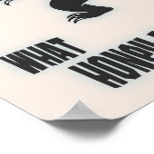 Honey Badger Poster (Hoek)