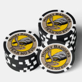 Honey Badger Quote Poker Chips (Opstapeling)