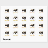 Honey Badger Ronde Sticker (Vel)
