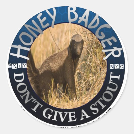 Honey Badger stickers (Voorkant)