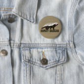 Honey Badger Wild Animal Ronde Button 5,7 Cm (In situ)