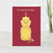 Honey Bear Carte Saint-Valentin (Devant)