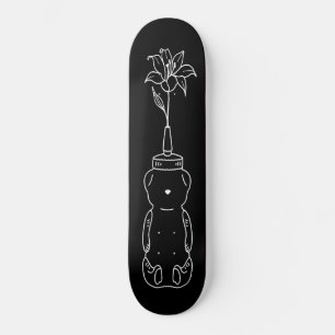 Honey Bear Deluxe Flower Blackout Skateboard