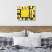 Honey Bee AI Art Stretched Canvas Print (Insitu (Slaapkamer))