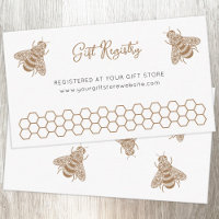 Honey Bee Baby shower Gift Registry