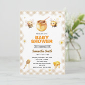 Honey bee baby shower invitation (Debout devant)