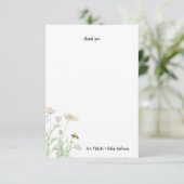 Honey Bee Baby shower merci carte de note (Debout devant)