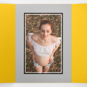 Honey Bee, Baby shower Suite Drieluik Uitnodiging (Binnenkant midden)