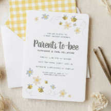 Honey Bee Baby Shower Uitnodiging | Gingham & Made