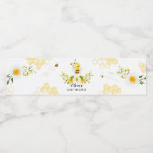 Honey Bee baby shower waterflesetiket Waterfles Etiket (Enkel label)