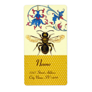 HONEY BEE ,BEEKEEPER APIARIST ETIKET