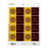 HONEY BEE ,BEEKEEPER APIARIST ETIKET (Full Sheet)