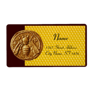 HONEY BEE ,BEEKEEPER APIARIST ETIKET