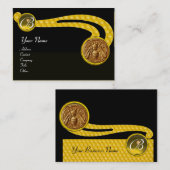 HONEY BEE ,BEEKEEPER APIARIST MONOGRAM VISITEKAARTJE (Voorkant / Achterkant)