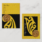 HONEY BEE ,BEEKEEPER APIARIST VISITEKAARTJE (Voorkant / Achterkant)