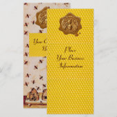 HONEY BEE, BEEKEEPER APIRIST BROWN WAX SEAL (Voorkant / Achterkant)