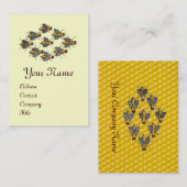 HONEY BEE, BEEKEEPER/bijenteelt Visitekaartje (Voorkant / Achterkant)