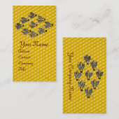 HONEY BEE, BEEKEEPER/bijenteelt Visitekaartje (Voorkant / Achterkant)