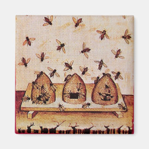 HONEY BEE ,BEEKEEPER MAGNEET