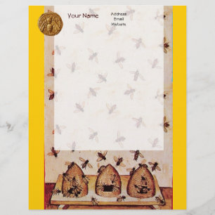 HONEY BEE ,BEEKEEPING PERSOONLIJK BRIEFHOOFD