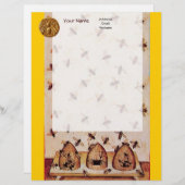 HONEY BEE ,BEEKEEPING PERSOONLIJK BRIEFHOOFD (Voorkant / Achterkant)