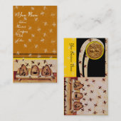 HONEY BEE ,BEEKEEPING VISITEKAARTJE (Voorkant / Achterkant)