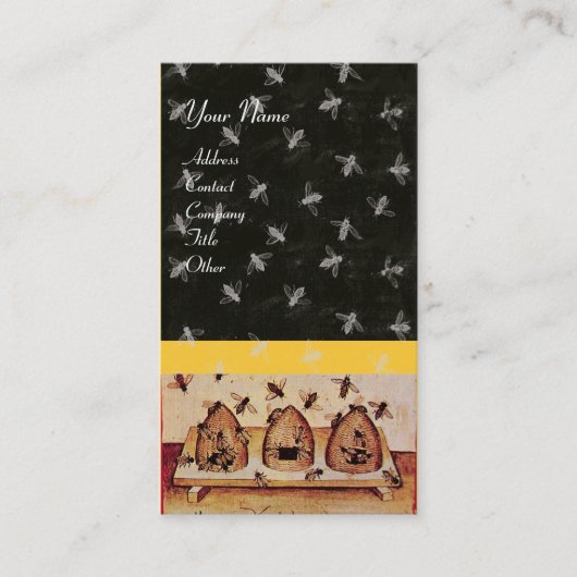 HONEY BEE ,BEEKEEPING VISITEKAARTJE (Voorkant)