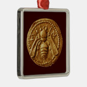 HONEY BEE, BEEKEPER METALEN ORNAMENT (Rechts)