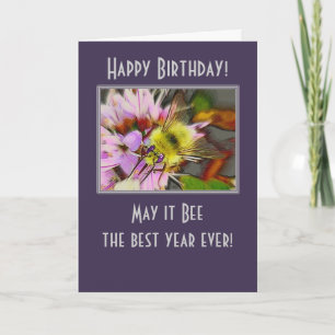 Honey Bee Birthday Kaart