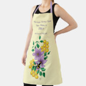 Honey Bee Boerderij gele lavendel Schort (Insitu)