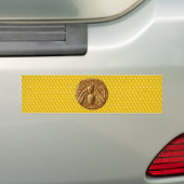 HONEY BEE BUMPERSTICKER (Op auto)