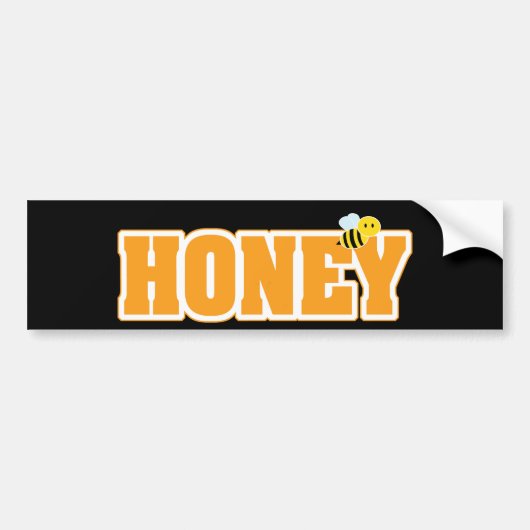 HONEY BEE BUMPERSTICKER (Voorkant)