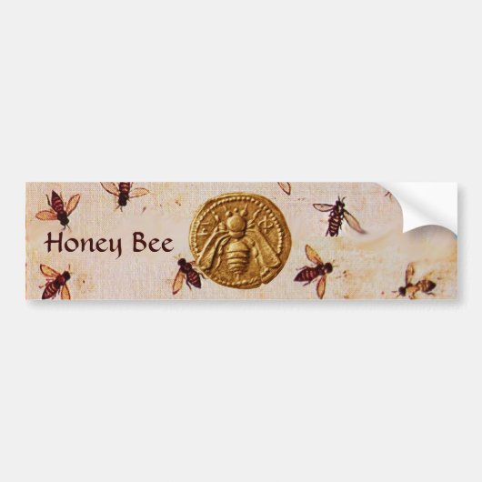 HONEY BEE BUMPERSTICKER (Voorkant)