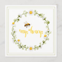 Honey Bee Daisy Wreath be My Honey Valentijn Day