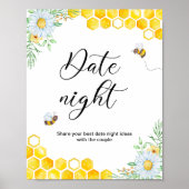 Honey Bee Date Night Ideas Poster (Devant)