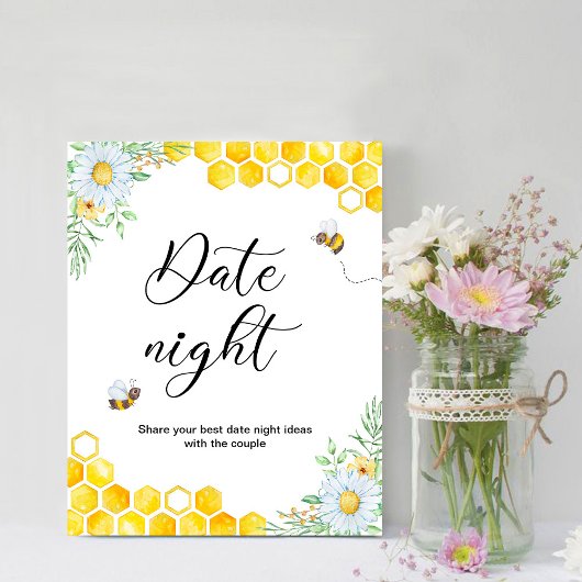 Honey Bee Date Night Ideas Poster