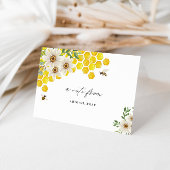 Honey Bee en Madeliefjes - Een notitie van, Vouwba Bedankkaart