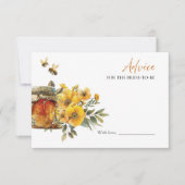 Honey Bee Fête des mariées Conseils pour la carte  (Devant)