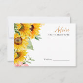 Honey Bee Fête des mariées Conseils pour la carte  (Devant)