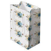 Honey Bee Floral Medium Cadeauzakje (Achterkant Gekanteld)