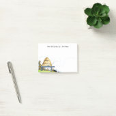  Honey Bee Hive Custom Script Stickies Post-it® Notes (Kantoor)